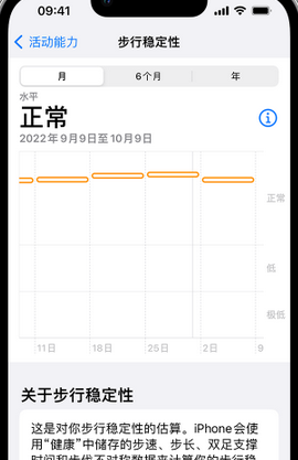 西秀iPhone手机维修如何在iPhone开启'步行稳定性通知'