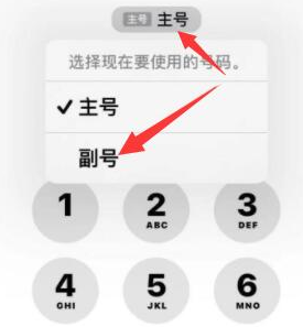 西秀苹果14维修店分享iPhone 14 Pro Max使用副卡打电话的方法 