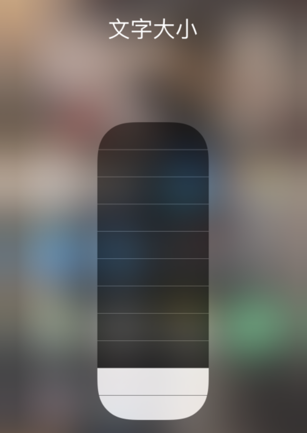 西秀苹果手机维修分享小技巧：在 iPhone 控制中心快速调节字体大小 